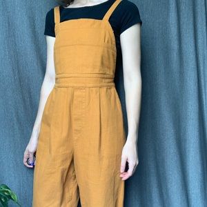 Burnt Orange Overalls